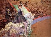 Henri  Toulouse-Lautrec in the circus Fernando, horseman on Weibem horse Germany oil painting artist